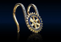 Bow Tie Pin with Diamonds