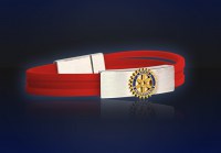 Bracelet with Rotary-Emblem in 18 kt Gold